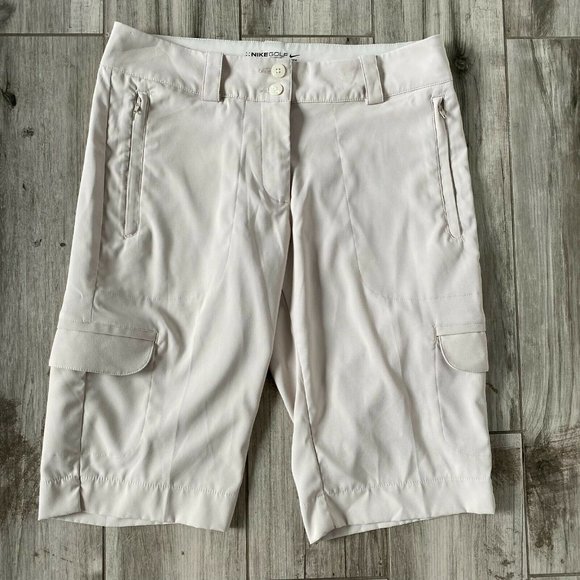 Nike | Shorts | Nike Golf Womens Ivory 